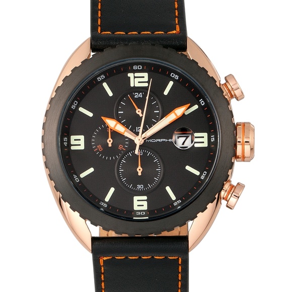 MPH6404 Men's Chronograph Leather Band Watch